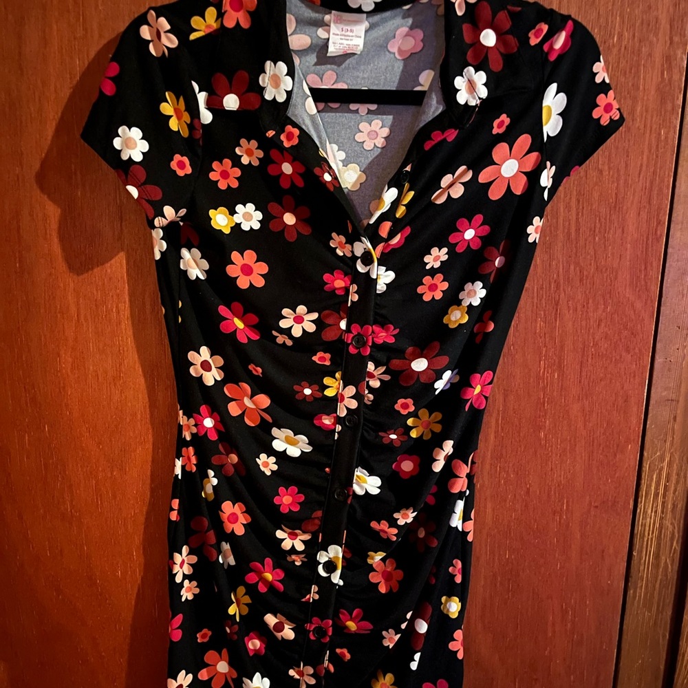 No Boundaries Flower Mini-Dress